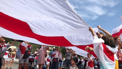 У Києві провели акцію солідарності з білорусами У Києві провели акцію солідарності з білорусами