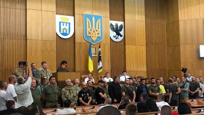 Прикарпатські ветерани АТО/ООС виступили проти створення консультативної ради при ОДА