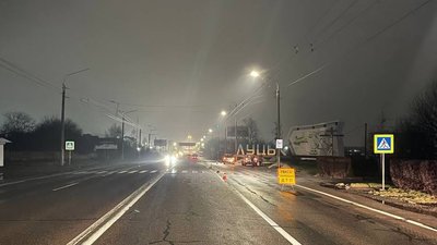 Аварія на пішохідному переході поблизу Луцька