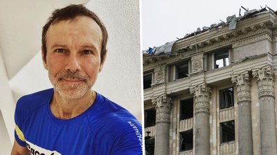 Вакарчук пробіг по воєнному Харкову 12 км і розповів, яким побачив місто