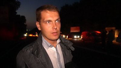 Водій "Тесли", за попередніми даними, був тверезий, каже його брат Ігор. Фото: Наталя Пономаренко. Водій "Тесли", за попередніми даними, був тверезий, каже його брат Ігор. Фото: Наталя Пономаренко.