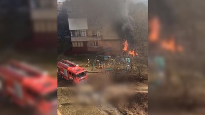 У Чернівцях горіли два балкони в багатоповерхівці