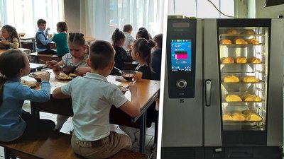 У кропивницькій школі їжу готують в параконвектоматі. Що це та чим годують учнів