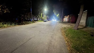 Поліцейські машини на вулиці