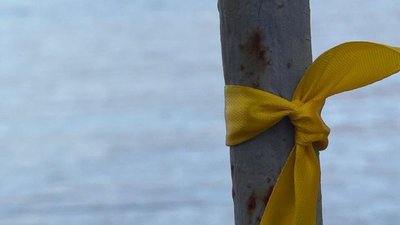 Рух Жовта Стрічка провів нову акцію спротиву в Сімферополі, Севастополі та Ялті