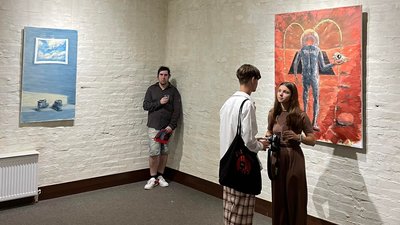 В Музеї сучасного мистецтва у Луцьку презентували виставку Івано-Франківського митця