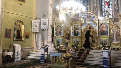 У львівському храмі під побілкою знайшли старовинні розписи У львівському храмі під побілкою знайшли старовинні розписи