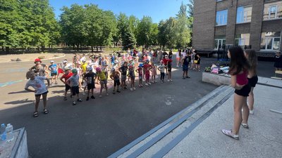 У Кривому Розі для школярів працюють майданчики літнього дозвілля