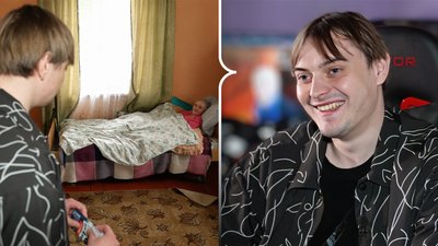 Віталій Кушнірик з Оршівців на Буковині стрімить в Twitch як roolex9 і доглядає за мамою