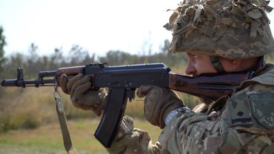 Времівський виступ, позиції, військовий, 128 ОВМБр