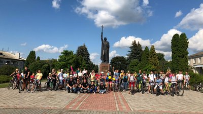 На Тернопільщині відбувається велопробіг до Дня Незалежності