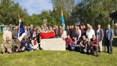 У Вінниці до Дня Героїв встановили символічний камінь Івану Богуну