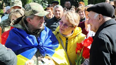 Звільнений з російського полону Ігор Дробоцький