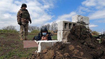 На Донеччині провели військові навчання резервістів На Донеччині провели військові навчання резервістів