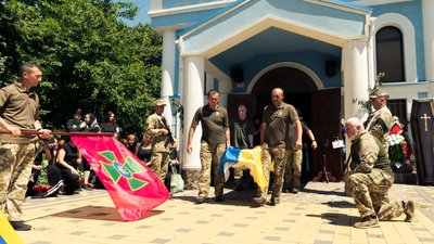 Прощання із захисником Сергієм Шмайдою
