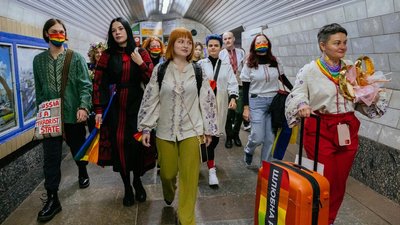 KharkivPride-2022 u Kharkovi v metro KharkivPride-2022 u Kharkovi v metro