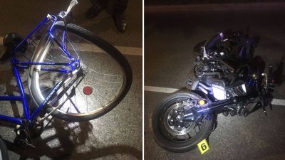 На Черкащині водійка мотоцикла збила насмерть велосипедиста