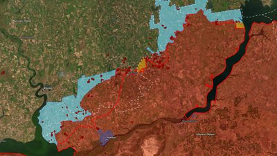 NASA зафіксувало аномально велику кількість пожеж на півдні вздовж лінії фронту — ISW NASA зафіксувало аномально велику кількість пожеж на півдні вздовж лінії фронту — ISW
