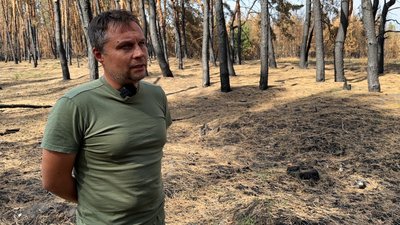 Головний лісничий ДП "Лиманське лісове господарство" Валерій Тітов