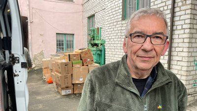 Волонтер з Німеччини Хорст Кьонінг Волонтер з Німеччини Хорст Кьонінг