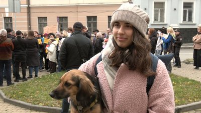 Учасниця акції