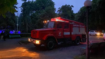 У Вінниці горіли дитячі атракціони