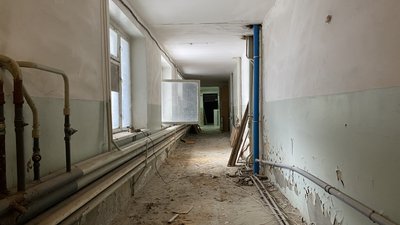 У Полтаві ремонтують укриття у ліцеї У Полтаві ремонтують укриття у ліцеї