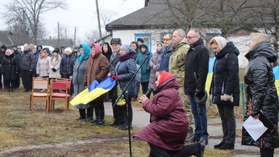 Загинув під Бахмутом: на Чернігівщині попрощалися з військовим