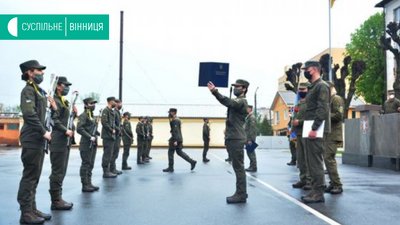 На Вінниччині новобранці Національної гвардії склали присягу