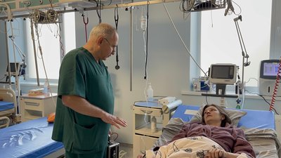 Ніна у лікарні Першого територіального медичного об'єднання Львова Ніна у лікарні Першого територіального медичного об'єднання Львова