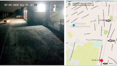 На Херсонщині поліцейські встановили водія, який причетний до смертельної ДТП в Олешках