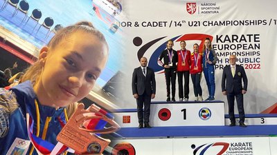 14-річна каратистка з Харкова здобула "бронзу" на Чемпіонаті Європи