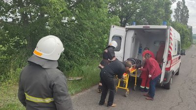 На Харківщині автобус з’їхав у кювет — є травмовані На Харківщині автобус з’їхав у кювет — є травмовані