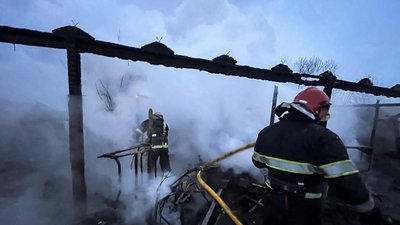 11 пожеж сталось упродовж 16-17 січня на Хмельниччині