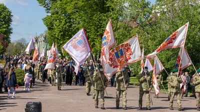 У Черкасах вшанували пам'ять учасників та жертв Другої світової війни У Черкасах вшанували пам'ять учасників та жертв Другої світової війни