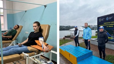 Змагаються і здають кров на донорство — в Умані проходить чемпіонат з веслування