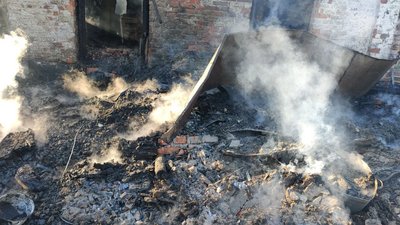 В пожежі на Чернігівщині загинули двоє дітей