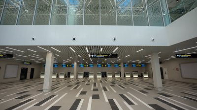 Новий пасажирський термінал Міжнародного аеропорту «Запоріжжя» почне обслуговувати внутрішні рейси