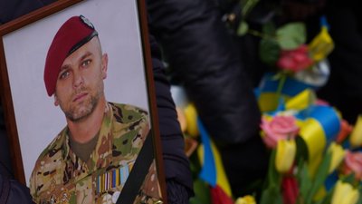 На Львівщині попрощалися з поліцейським Романом Рущишиним, що загинув у російсько-українській війні