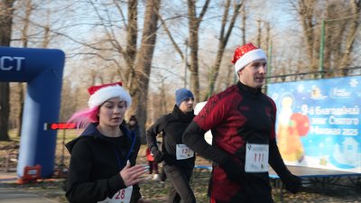 У Сумах відбувся забіг Святого Миколая