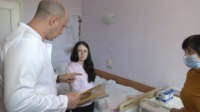 Від батька — доньці: у Черкасах кропивничанці пересадили нирку