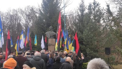 У Львові вшанували пам'ять Романа Шухевича У Львові вшанували пам'ять Романа Шухевича
