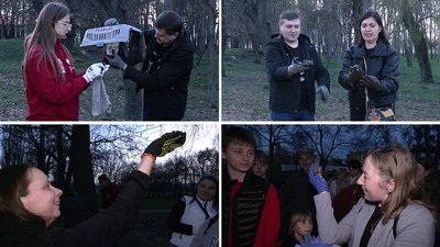 У Кропивницькому випустили в природу шість десятків врятованих взимку кажанів У Кропивницькому випустили в природу шість десятків врятованих взимку кажанів