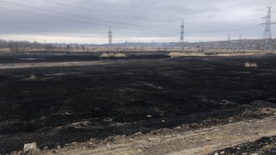 В Одеській області 10 разів за добу горіла суха трава В Одеській області 10 разів за добу горіла суха трава