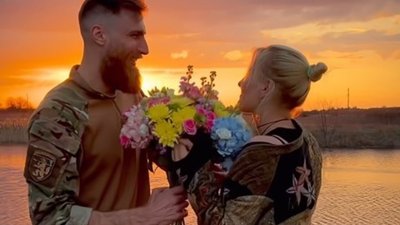 Павло Вишебаба і Анжеліка Кравець, пропозиція, поет, військовий, 6 квітня 2026, Тернопіль