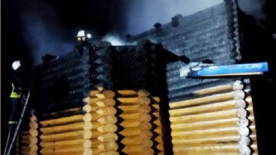 На Львівщині згоріла дерев’яна церква. Що відомо
