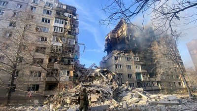 Зруйнований будинок на Донеччині, 4 листопада 2023 р.