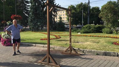 У Луцьку встановили вуличні душі. Де можна освіжитись У Луцьку встановили вуличні душі. Де можна освіжитись