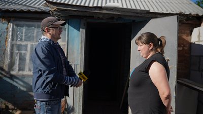 На Сумщині “Добробат” відновлює житло сім'ї захисника На Сумщині “Добробат” відновлює житло сім'ї захисника