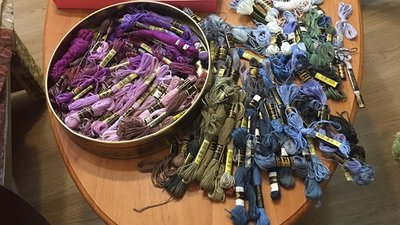 Живопис голкою: вінницька художниця вишиває півтораметрові картини Живопис голкою: вінницька художниця вишиває півтораметрові картини